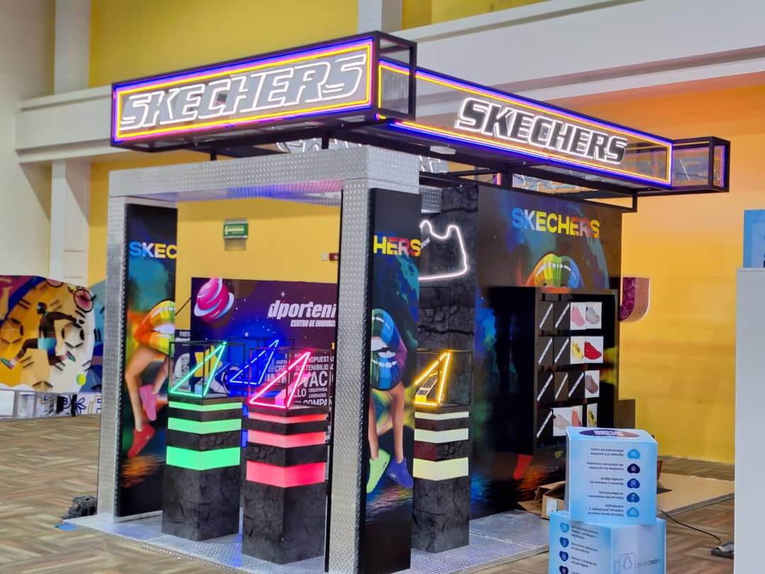 sketchers cap eventos méxico logistica impresion