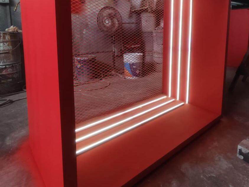 cap eventos carpintería display