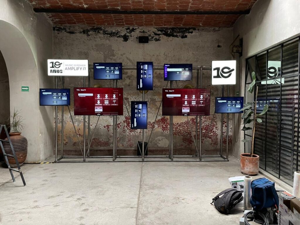 CAp eventos stands display Impresión México