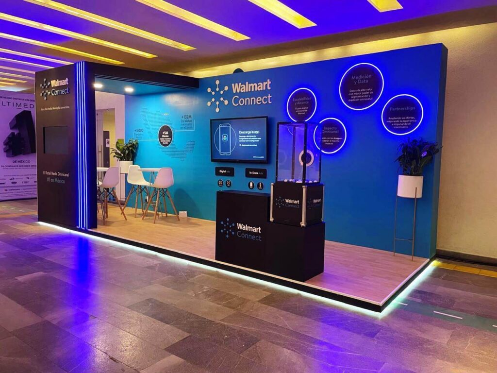 Cap eventos méxico display stands impresión publicidad