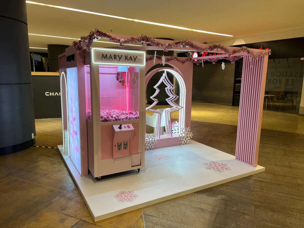 mary kay skechers fabricación de muebles personalizados cap eventos stand display mexico publicidad activaciónes