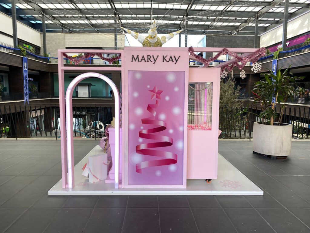 mary kay skechers fabricación de muebles personalizados cap eventos stand display mexico publicidad activaciónes